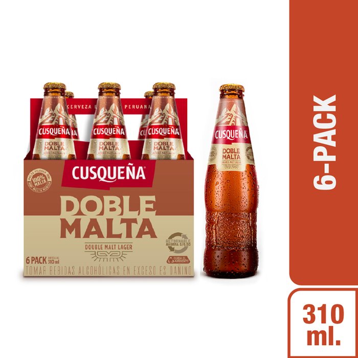 CusqueÃ±a Doble Malta Botella 310ml 